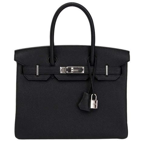 hermes black 30cm birkin|Hermes Birkin 30 black togo.